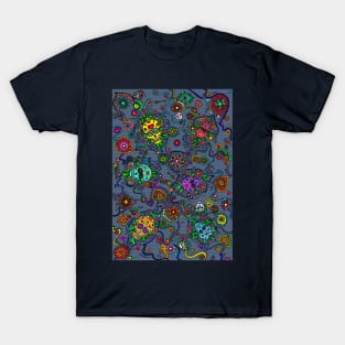 Day Of The Dead Pattern T-Shirt